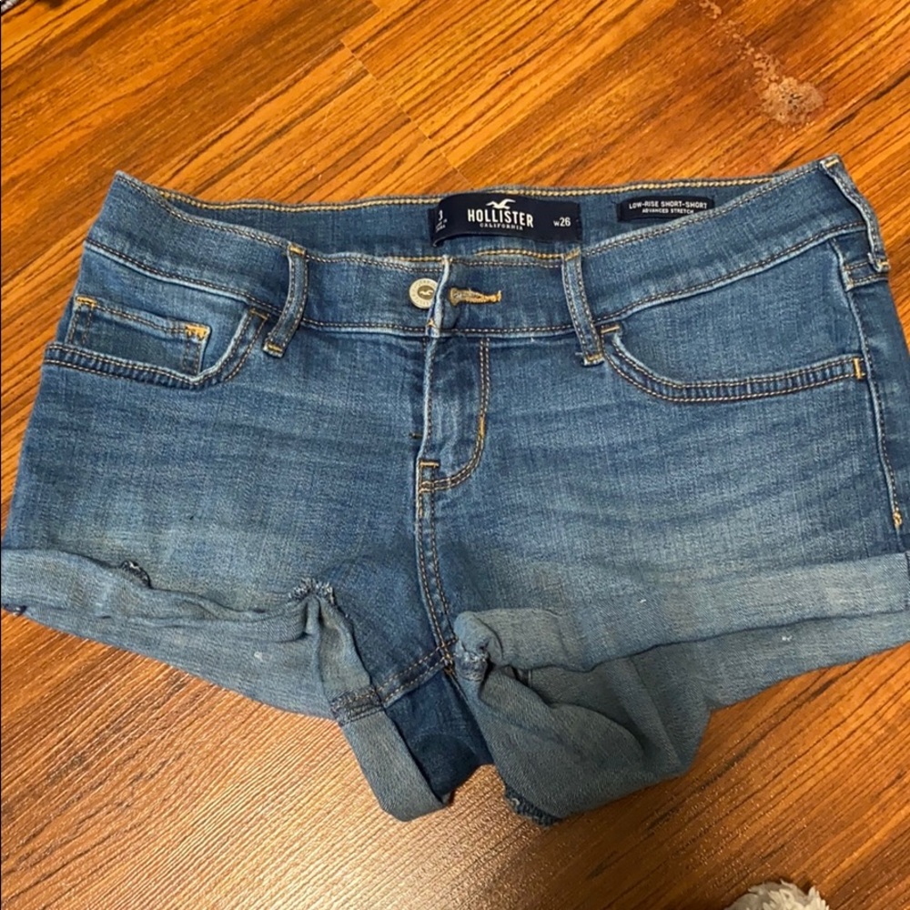 hollister jean shorts